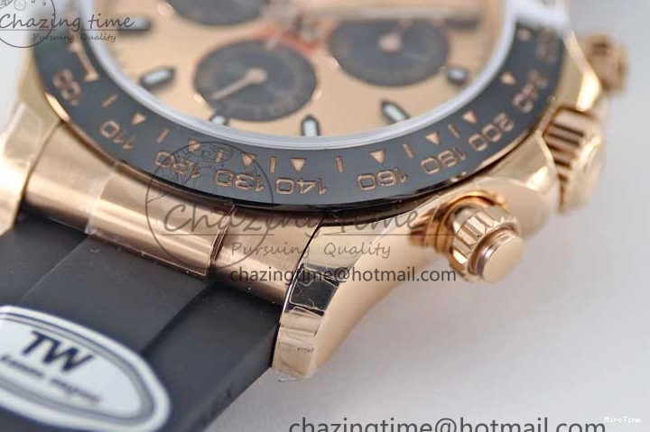 MiroTime 0209 WrinkleFree Daytona 116515 RG TWF 1:1 Best Edition 904L Steel RG Black Dial on Oysterflex Strap A 2417